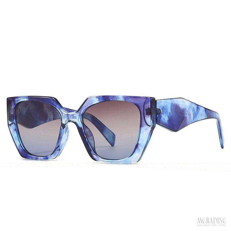 Óculos de Sol Feminino Revelle UV400, Azul - Meradise