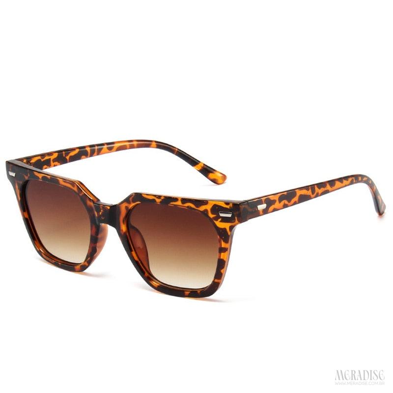 Óculos de Sol Feminino Tulip UV400, Tartaruga - Meradise