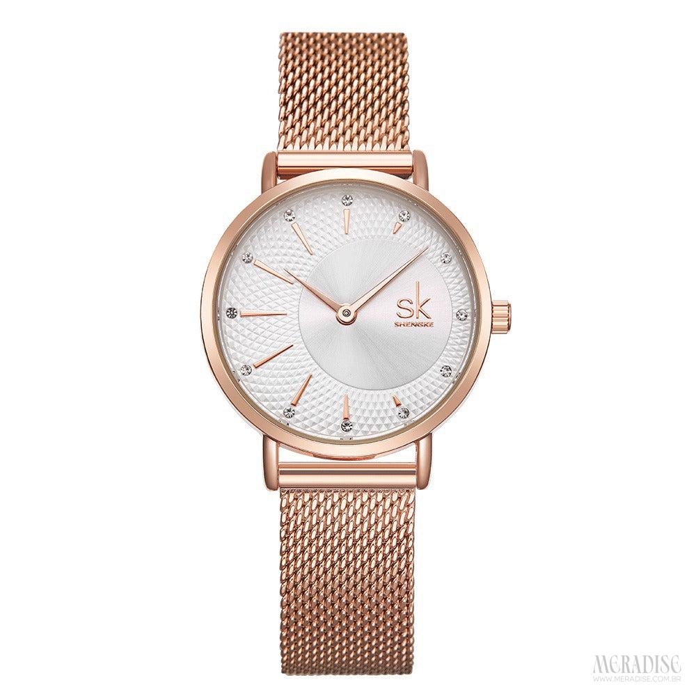 Relógio Feminino Nancy Gavin, Dourado - Meradise  6