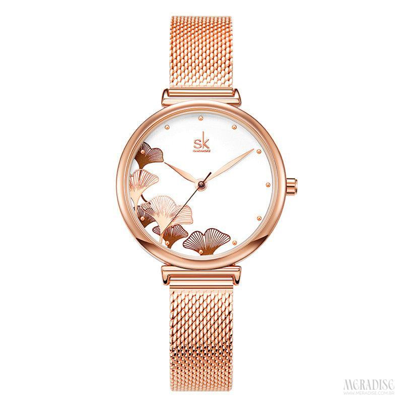 Relógio Feminino Carolyn Nash, Rose Gold - Meradise