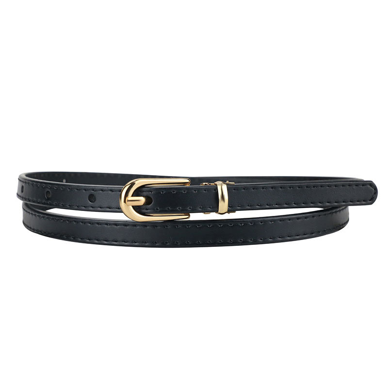 Cinto Feminino Slim Elegant, Preto - MERADISE 