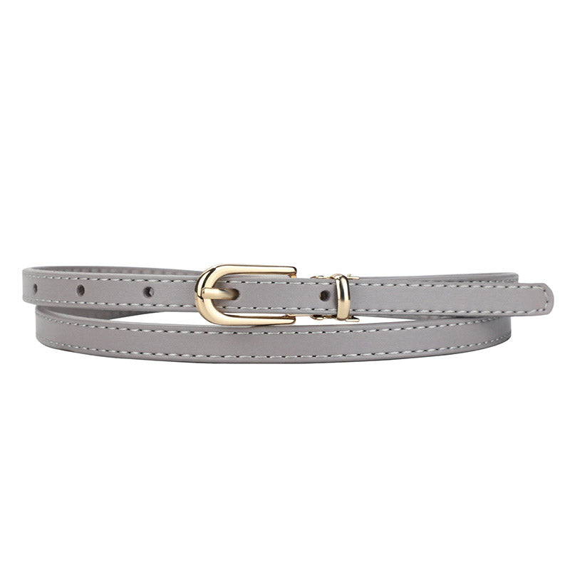 Cinto Feminino Slim Elegant, Cinza - MERADISE 
