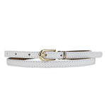 Cinto Feminino Slim Elegant, Branco - MERADISE 