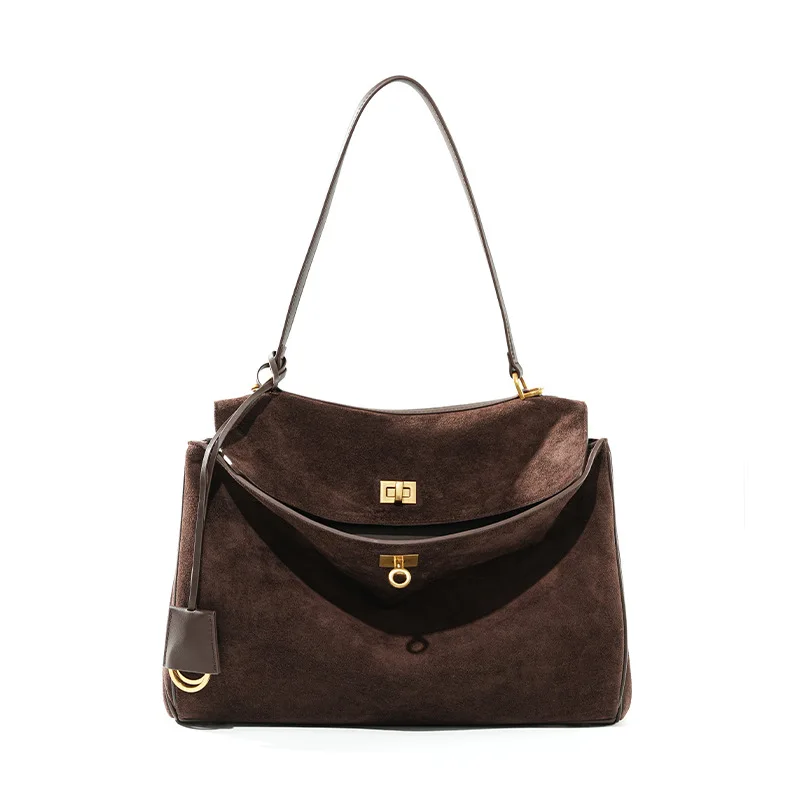 Bolsa Camurça Feminina Geyse - MERADISE, Foto 3