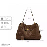 Bolsa Camurça Feminina Geyse - MERADISE, Foto 9