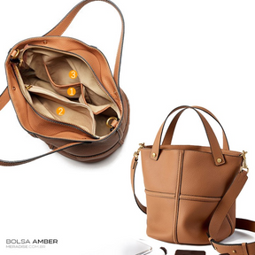 Bolsa de Couro Feminina Amber