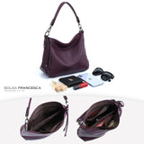 Bolsa de Couro Feminina Francesca - Meradise 