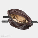 Bolsa de Couro Feminina Anastasia - MERADISE, Foto 6