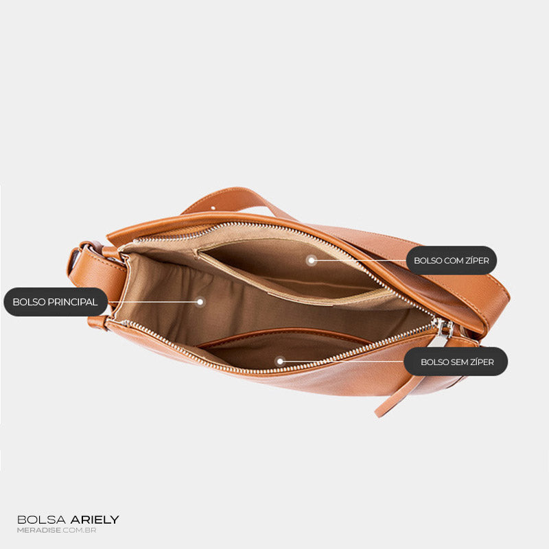 Bolsa de Couro Feminina Ariely - MERADISE, Foto 4