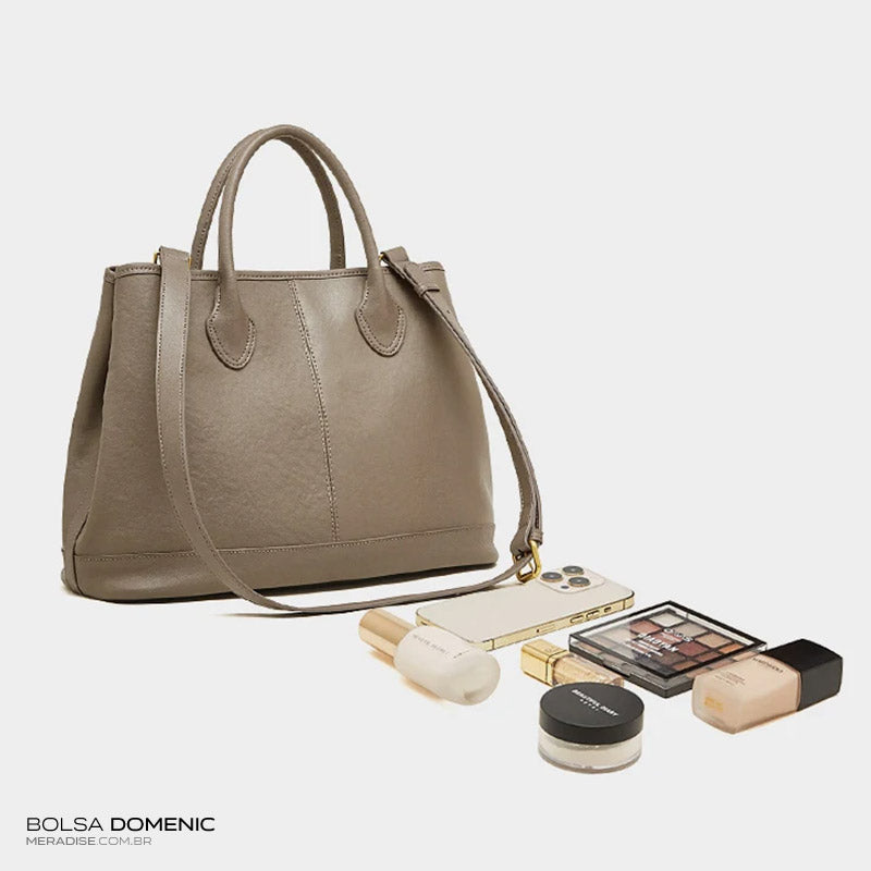 Bolsa de Couro Feminina Domenic - MERADISE, Foto 6
