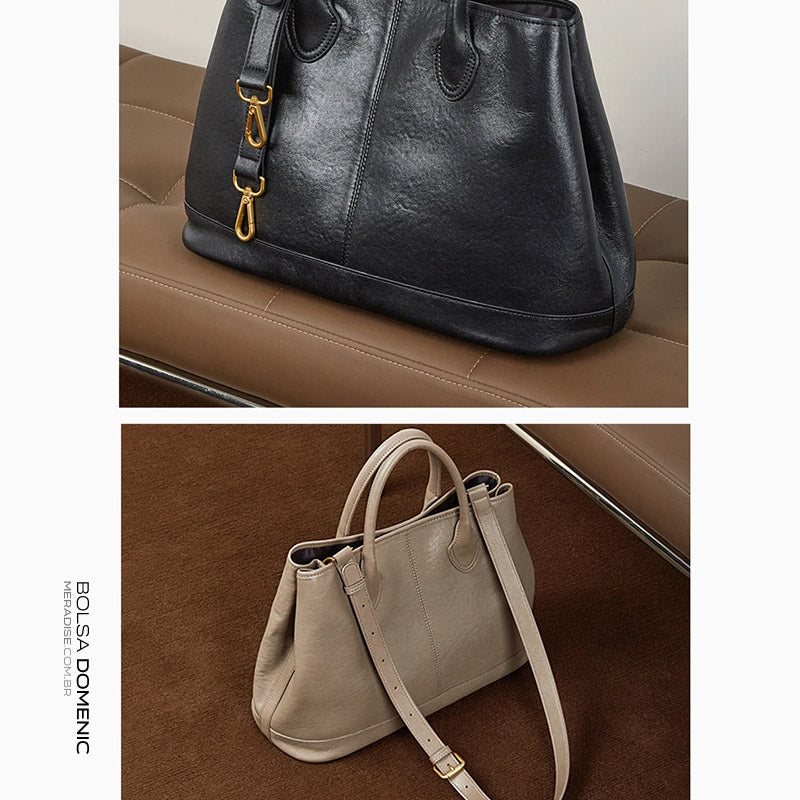 Bolsa de Couro Feminina Domenic - MERADISE, Foto 9
