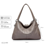 Bolsa de Couro Feminina Eva