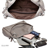 Bolsa de Couro Feminina Eva
