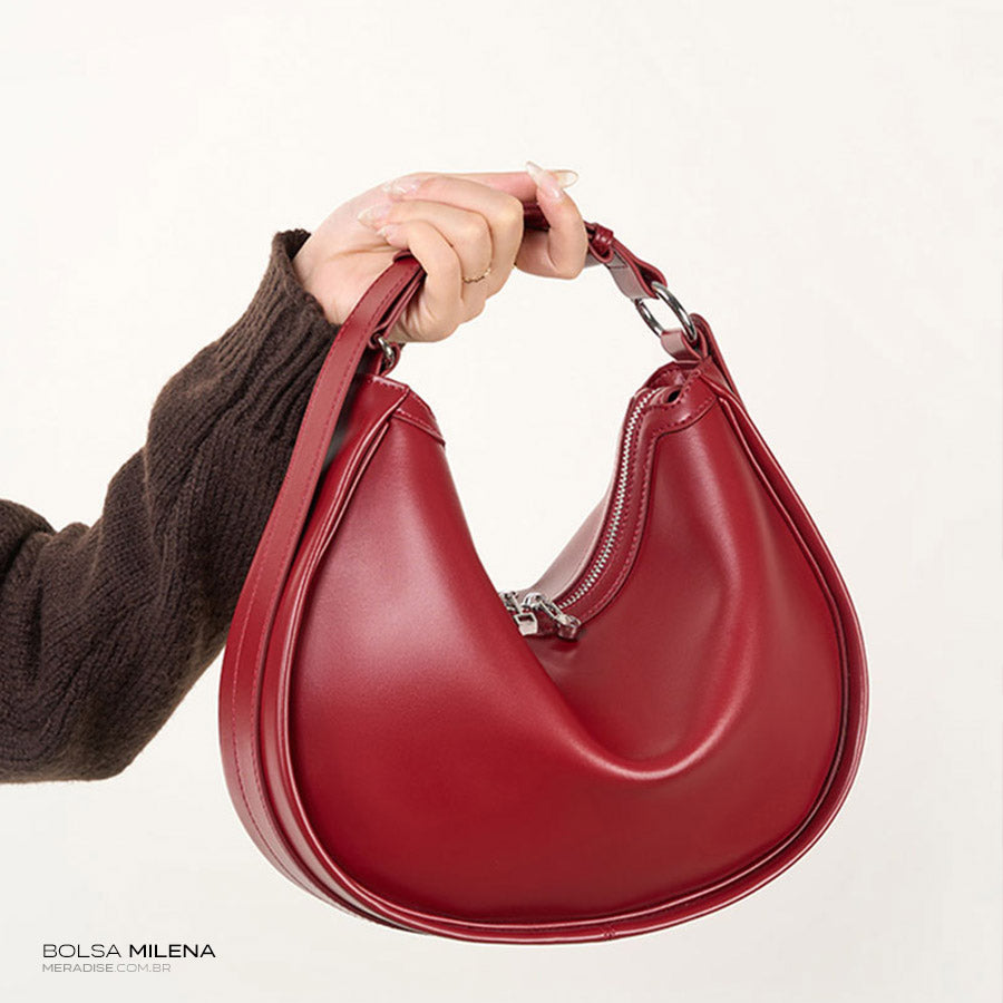 Bolsa de Couro Feminina Milena - MERADISE, Foto 2