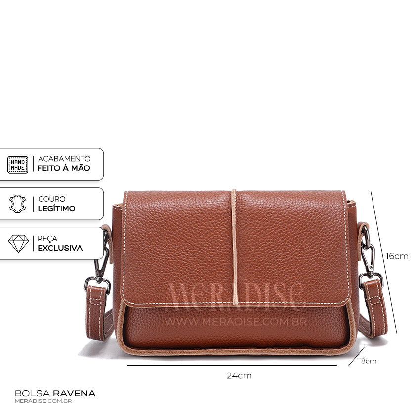 Bolsa de Couro Feminina Ravena - MERADISE, Foto 10