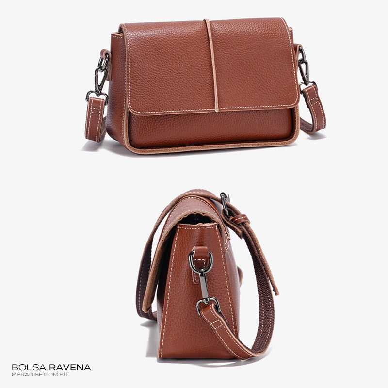 Bolsa de Couro Feminina Ravena - MERADISE, Foto 8