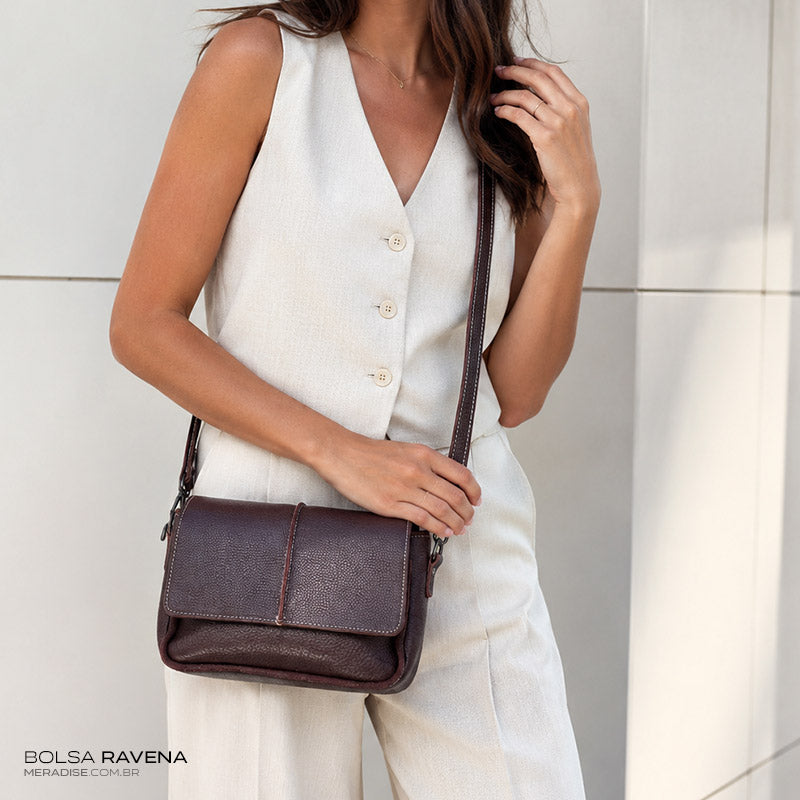 Bolsa de Couro Feminina Ravena - MERADISE, Foto 2