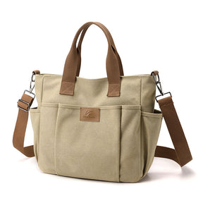 Bolsa de Lona Feminina Magda, Khaki - Meradise 