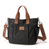 Bolsa de Lona Feminina Magda, Preta - Meradise 