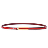 Cinto Feminino Slim Scarlet, Vermelho - MERADISE 