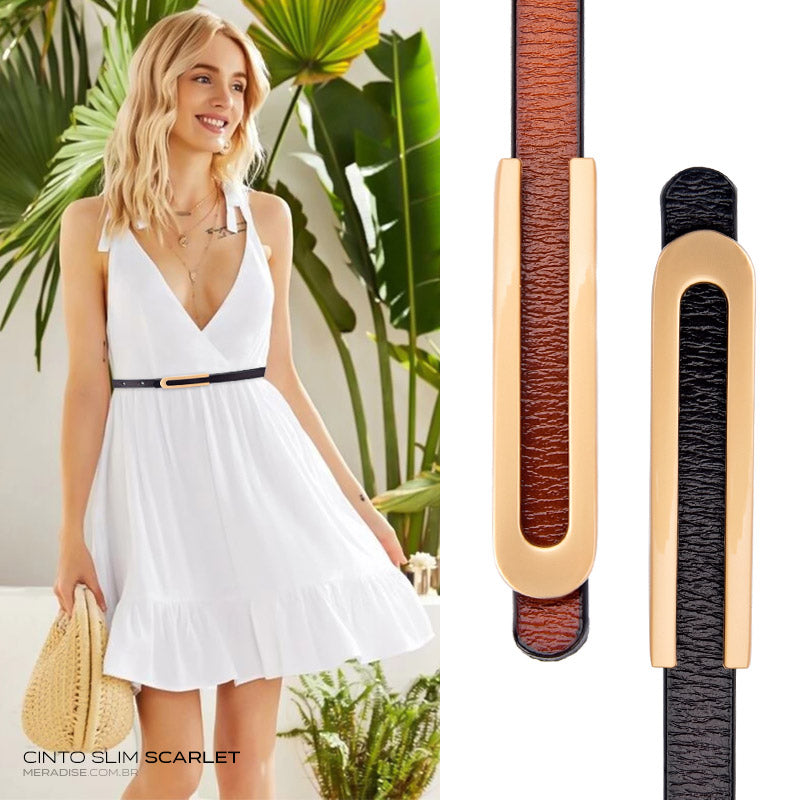 Cinto Feminino Slim Scarlet - MERADISE 4