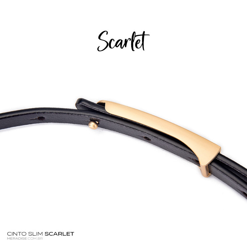Cinto Feminino Slim Scarlet - MERADISE 