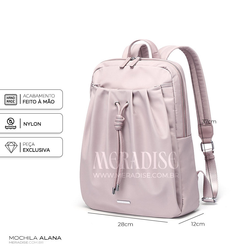 Mochila de Nylon Feminina Alana - MERADISE 7