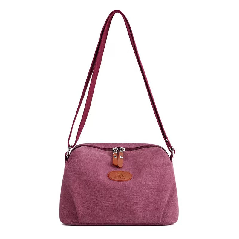 Bolsa de Lona Feminina Alyssa, Borgonha - Meradise 