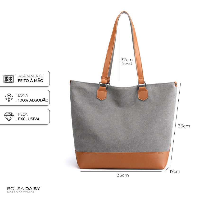 Bolsa de Lona Feminina Daisy - Meradise  6
