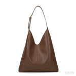 Bolsa de Couro Feminina Lavinia, Marrom Escuro - Meradise 