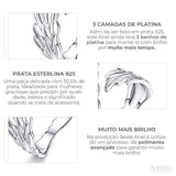 Anel Feminino Asas da Proteção Ajustável, Prata 925 - Meradise 5