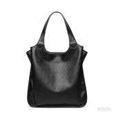 Bolsa de Couro Feminina Hellen, Preta - Meradise 