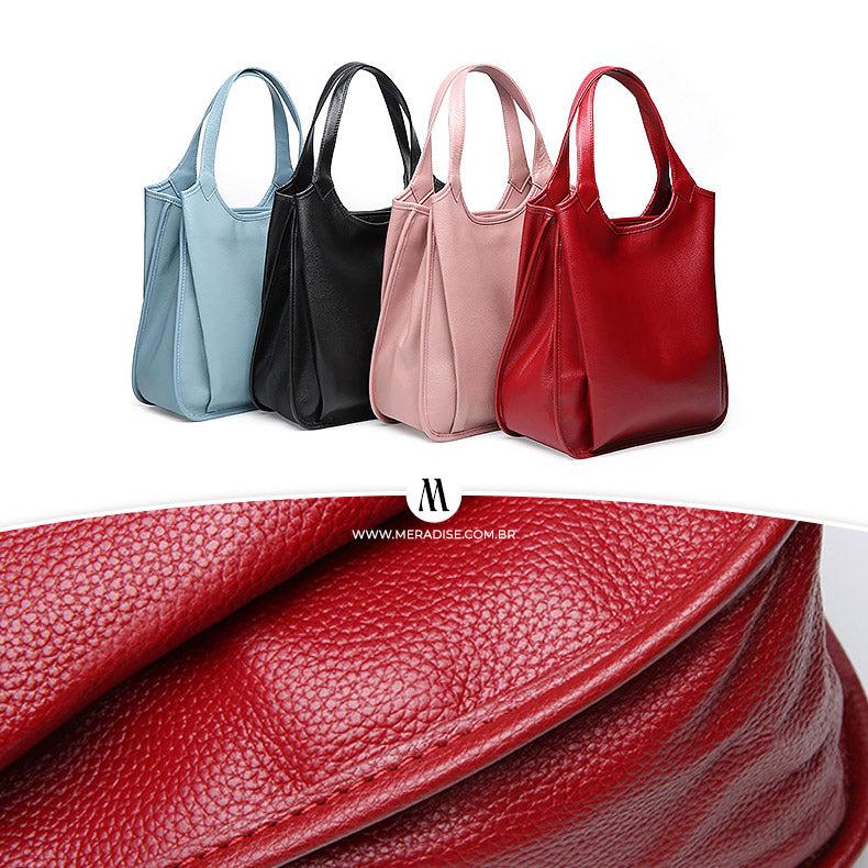 Bolsa de Couro Feminina Hellen - Meradise 2