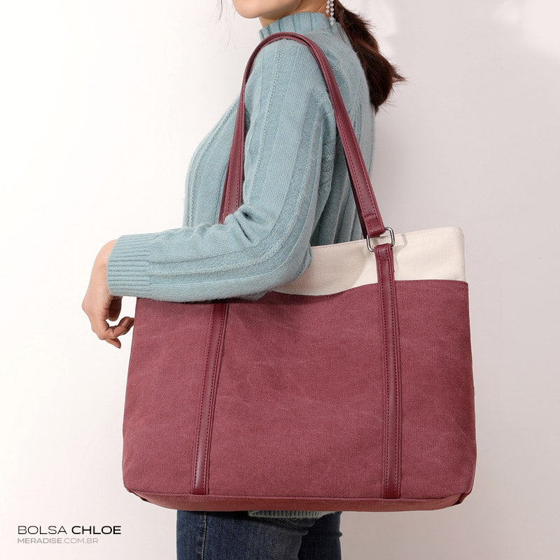 Bolsa de Lona Feminina Chloe - Meradise 2