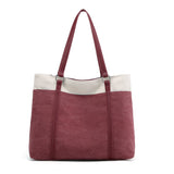 Bolsa de Lona Feminina Chloe, Borgonha - Meradise 
