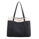 Bolsa de Lona Feminina Chloe, Preta - Meradise 