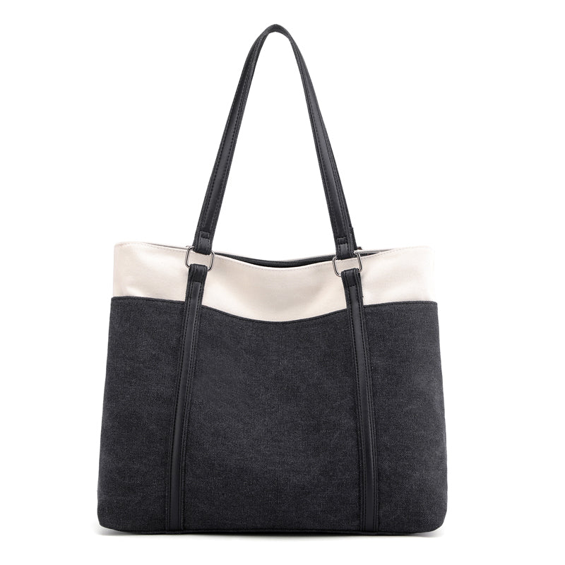 Bolsa de Lona Feminina Chloe, Preta - Meradise 