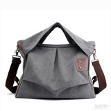 Bolsa de Lona Feminina Ladie, Cinza - Meradise 