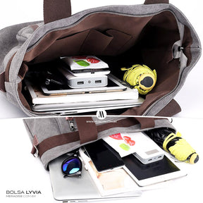 Bolsa de Lona Feminina Lyvia - Meradise 2