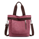 Bolsa de Lona Feminina Lyvia, Borgonha - Meradise 