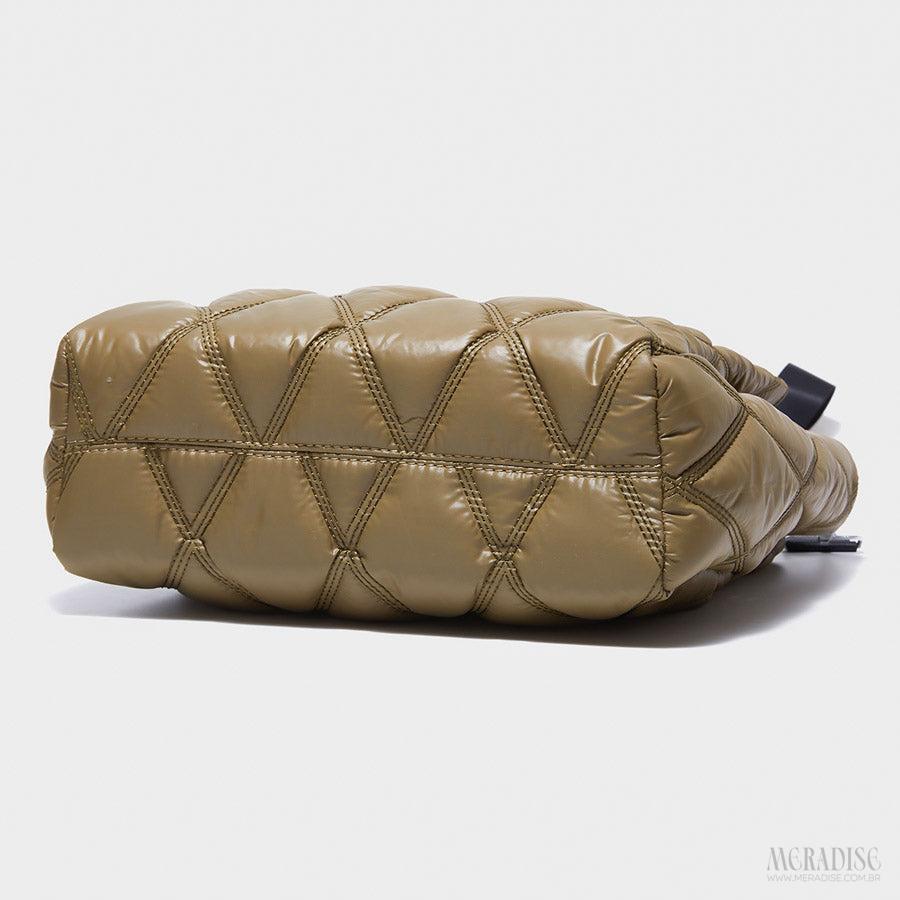 Bolsa de Nylon Feminina Karen, Verde Militar - Meradise 4