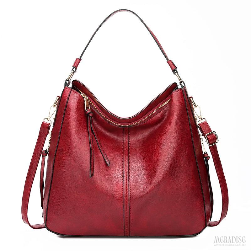 Bolsa Feminina Deauville, Vermelha - Meradise 