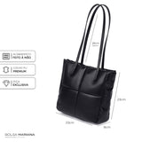 Bolsa Feminina Mariana, Preta - Meradise 8