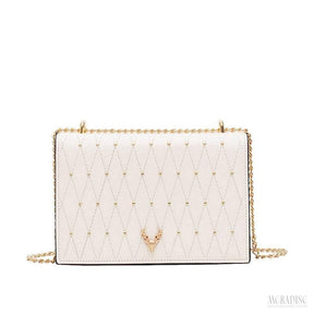 Bolsa Feminina Transversal Gianna, Branca - Meradise