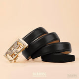 Cinto Feminino Couro Legítimo William Polo - Modelo Bee, Preto - Meradise 4
