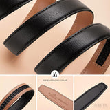 Cinto Feminino Couro Legítimo William Polo - Modelo Bee, Preto - Meradise 3