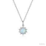 Colar Feminino Sol de Veneza Prata 925 - Meradise 