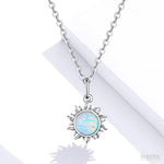 Colar Feminino Sol de Veneza Prata 925 - Meradise 6