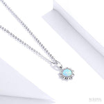 Colar Feminino Sol de Veneza Prata 925 - Meradise 5