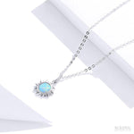 Colar Feminino Sol de Veneza Prata 925 - Meradise 3